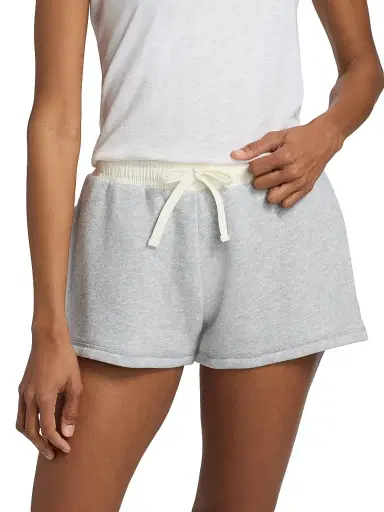 rag & bone Women's Cotton-Blend Terry Sweatshorts - Heather Grey | Thumbnail 3 rag & bone Women's Cotton-Blend Terry Sweatshorts - Heather Grey | Thumbnail 3