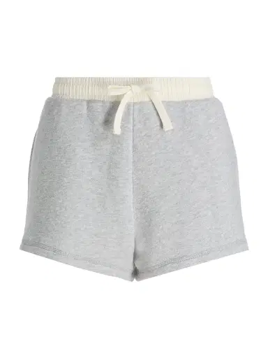 rag & bone Women's Cotton-Blend Terry Sweatshorts - Heather Grey | Thumbnail 1 rag & bone Women's Cotton-Blend Terry Sweatshorts - Heather Grey | Thumbnail 1