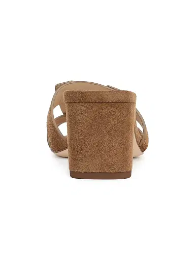 Veronica Beard Women's Via 55MM Suede Sandals - Chestnut - Size 11 | Thumbnail 3 Veronica Beard Women's Via 55MM Suede Sandals - Chestnut - Size 11 | Thumbnail 3