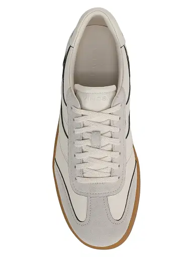 Vince Men's Oasis Edge-Paint Low-Top Sneakers - Horchata Pebble White | Thumbnail 4 Vince Men's Oasis Edge-Paint Low-Top Sneakers - Horchata Pebble White | Thumbnail 4