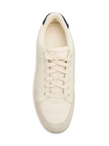 Vince Men's Wilder Court Leather Low-Top Sneakers - Pebble White | Thumbnail 3 Vince Men's Wilder Court Leather Low-Top Sneakers - Pebble White | Thumbnail 3
