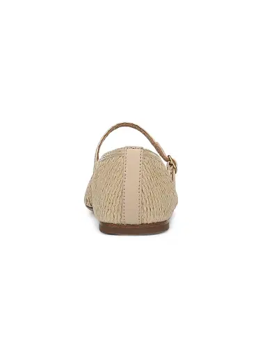 Veronica Beard Women's Ellie Faux Raffia Weave Mary Janes - Natural | Thumbnail 3 Veronica Beard Women's Ellie Faux Raffia Weave Mary Janes - Natural | Thumbnail 3