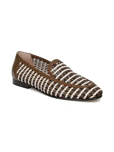 Veronica Beard Women's Prilla Woven Loafers - Brown Multi - Size 12 | Thumbnail 2 Veronica Beard Women's Prilla Woven Loafers - Brown Multi - Size 12 | Thumbnail 2