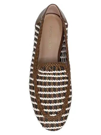 Veronica Beard Women's Prilla Woven Loafers - Brown Multi - Size 12 | Thumbnail 4 Veronica Beard Women's Prilla Woven Loafers - Brown Multi - Size 12 | Thumbnail 4