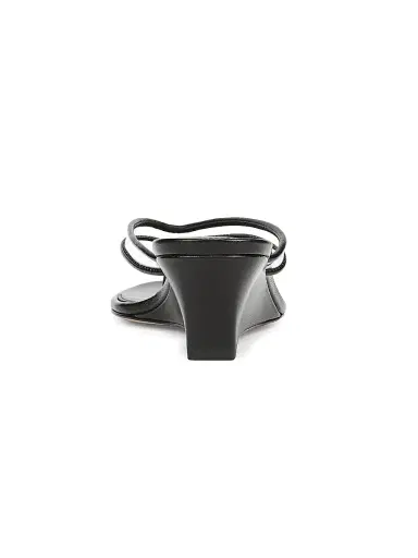 Veronica Beard Women's Clea 45MM Suede Wedge Sandals - Clear Black | Thumbnail 3 Veronica Beard Women's Clea 45MM Suede Wedge Sandals - Clear Black | Thumbnail 3