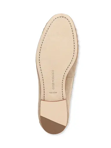 Veronica Beard Women's Prilla 25MM Moc-Toe Suede Loafers - Sand - Size 7 | Thumbnail 8 Veronica Beard Women's Prilla 25MM Moc-Toe Suede Loafers - Sand - Size 7 | Thumbnail 8