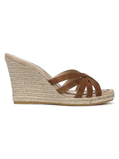 Veronica Beard Women's Phylina 90MM Suede Espadrille Wedge Mules | Thumbnail 1 Veronica Beard Women's Phylina 90MM Suede Espadrille Wedge Mules | Thumbnail 1