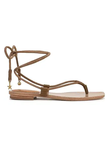 Veronica Beard Women's Rosetta Strappy Suede Sandals - Chestnut - Size 11 | Thumbnail 1 Veronica Beard Women's Rosetta Strappy Suede Sandals - Chestnut - Size 11 | Thumbnail 1