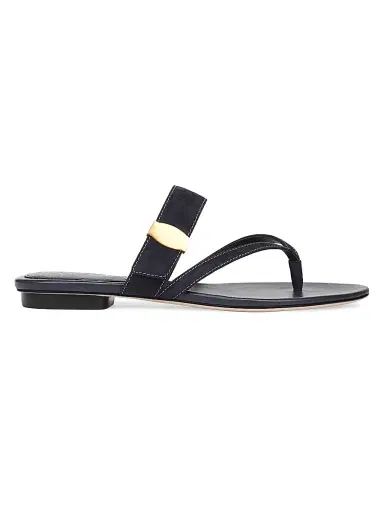 Veronica Beard Women's Salva Dash Leather Sandals | Thumbnail 1 Veronica Beard Women's Salva Dash Leather Sandals | Thumbnail 1