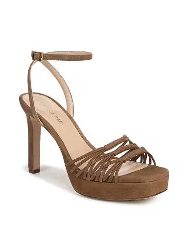 Veronica Beard Women's Beverlee 100MM Suede Stiletto Sandals | Thumbnail 2 Veronica Beard Women's Beverlee 100MM Suede Stiletto Sandals | Thumbnail 2