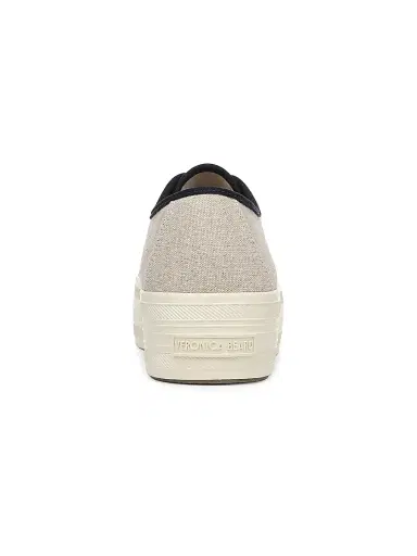 Veronica Beard Women's Truett Canvas Low-Top Platform Sneakers | Thumbnail 3 Veronica Beard Women's Truett Canvas Low-Top Platform Sneakers | Thumbnail 3