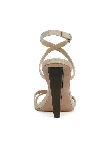 Veronica Beard Women's Lanaya 90MM Suede Sculptural-Heel Sandals | Thumbnail 3 Veronica Beard Women's Lanaya 90MM Suede Sculptural-Heel Sandals | Thumbnail 3