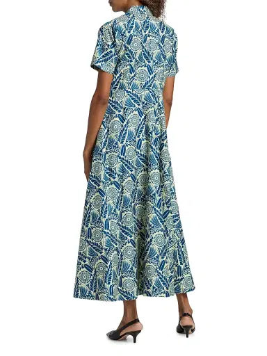 Elisamama Women's Spring Feyi Cotton Shirtdress | Thumbnail 5 Elisamama Women's Spring Feyi Cotton Shirtdress | Thumbnail 5