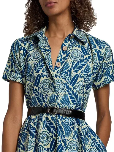 Elisamama Women's Spring Feyi Cotton Shirtdress | Thumbnail 6 Elisamama Women's Spring Feyi Cotton Shirtdress | Thumbnail 6