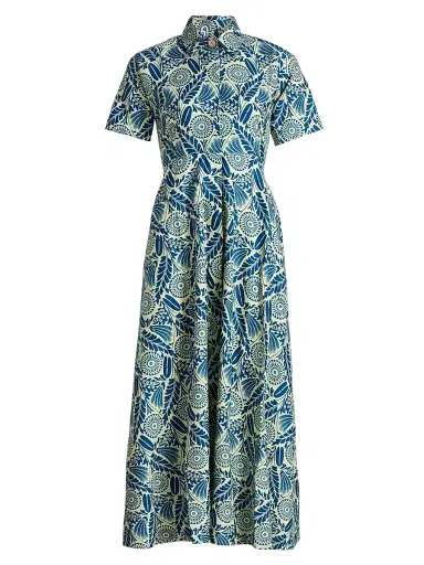 Elisamama Women's Spring Feyi Cotton Shirtdress | Thumbnail 1 Elisamama Women's Spring Feyi Cotton Shirtdress | Thumbnail 1