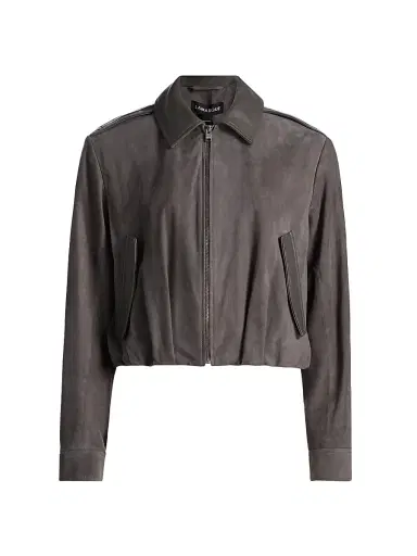 LAMARQUE Women's Robbie Suede Bomber Jacket | Thumbnail 1 LAMARQUE Women's Robbie Suede Bomber Jacket | Thumbnail 1