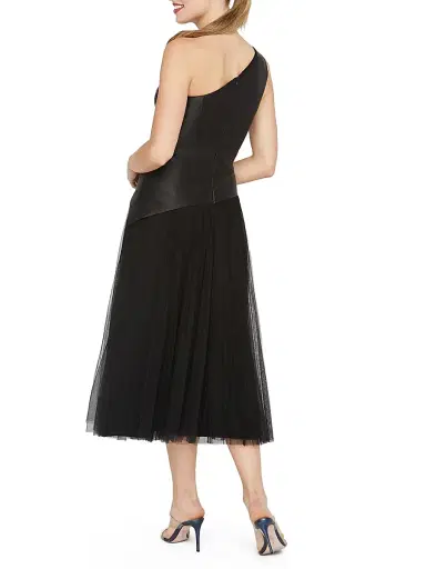Kay Unger Women's Annabeth Embellished One-Shoulder Cocktail Dress - Black | Thumbnail 4 Kay Unger Women's Annabeth Embellished One-Shoulder Cocktail Dress - Black | Thumbnail 4