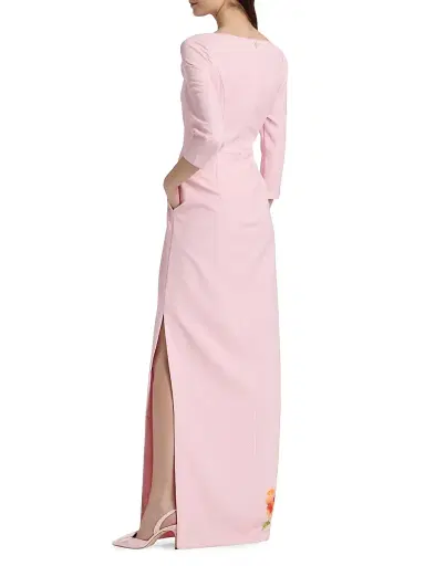 Kay Unger Women's Magnolia Floral Cowlneck Column Gown - Bloom Multi | Thumbnail 5 Kay Unger Women's Magnolia Floral Cowlneck Column Gown - Bloom Multi | Thumbnail 5