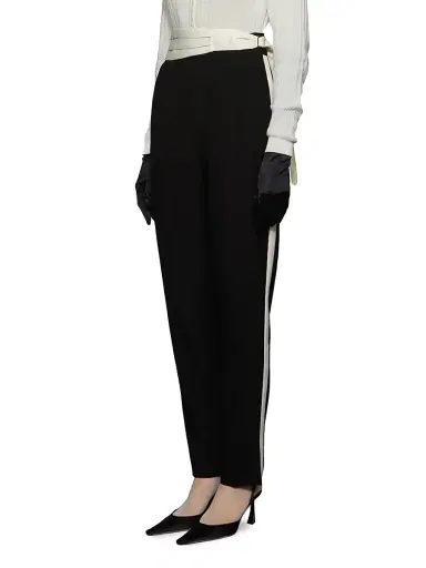 Et Ochs Women's Magnus Cummerbund Pants - Black | Thumbnail 4 Et Ochs Women's Magnus Cummerbund Pants - Black | Thumbnail 4