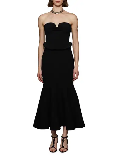 Et Ochs Women's Flynn Fit & Flare Skirt - Black | Thumbnail 2 Et Ochs Women's Flynn Fit & Flare Skirt - Black | Thumbnail 2