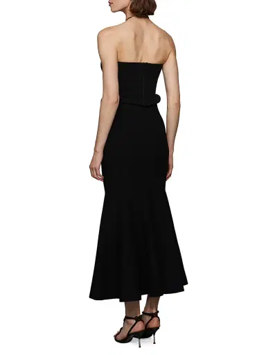 Et Ochs Women's Flynn Fit & Flare Skirt - Black | Thumbnail 6 Et Ochs Women's Flynn Fit & Flare Skirt - Black | Thumbnail 6
