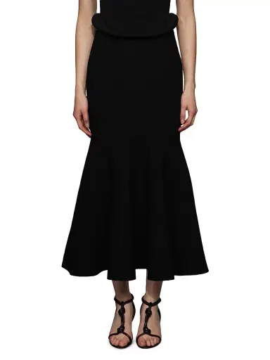 Et Ochs Women's Flynn Fit & Flare Skirt - Black | Thumbnail 7 Et Ochs Women's Flynn Fit & Flare Skirt - Black | Thumbnail 7