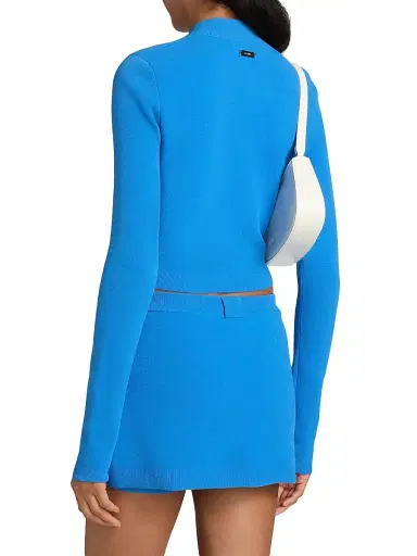 Et Ochs Women's Rue Knit Crop Cardigan - Ocean | Thumbnail 5 Et Ochs Women's Rue Knit Crop Cardigan - Ocean | Thumbnail 5