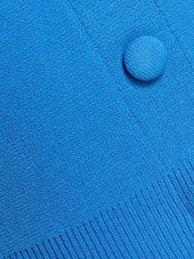 Et Ochs Women's Rue Knit Crop Cardigan - Ocean | Thumbnail 7 Et Ochs Women's Rue Knit Crop Cardigan - Ocean | Thumbnail 7