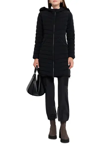 Moose Knuckles Women's Andesite Shearling & Down Parka - Black | Thumbnail 2 Moose Knuckles Women's Andesite Shearling & Down Parka - Black | Thumbnail 2