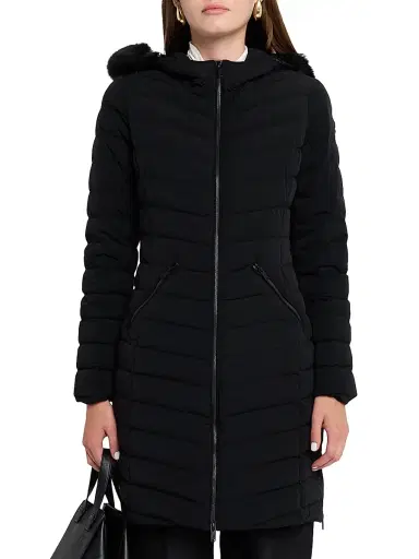 Moose Knuckles Women's Andesite Shearling & Down Parka - Black | Thumbnail 3 Moose Knuckles Women's Andesite Shearling & Down Parka - Black | Thumbnail 3