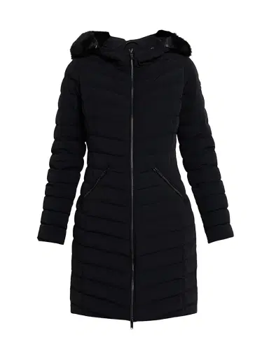Moose Knuckles Women's Andesite Shearling & Down Parka - Black | Thumbnail 1 Moose Knuckles Women's Andesite Shearling & Down Parka - Black | Thumbnail 1