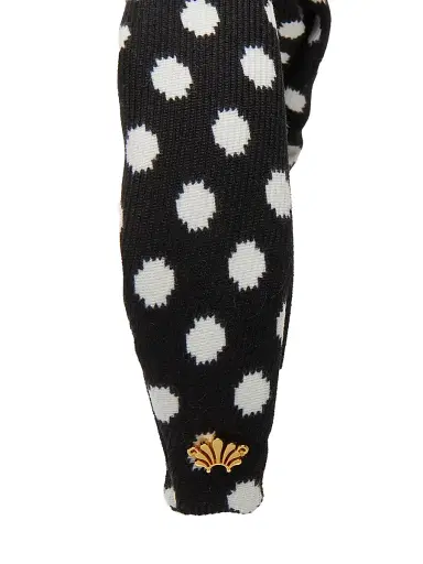 Lele Sadoughi Women's Rosette Polka Dot Headband - Jet | Thumbnail 3 Lele Sadoughi Women's Rosette Polka Dot Headband - Jet | Thumbnail 3