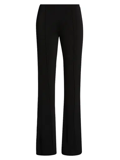 Toccin Women's Gemma Knit Seamed Flared Pants - Jet | Thumbnail 1 Toccin Women's Gemma Knit Seamed Flared Pants - Jet | Thumbnail 1