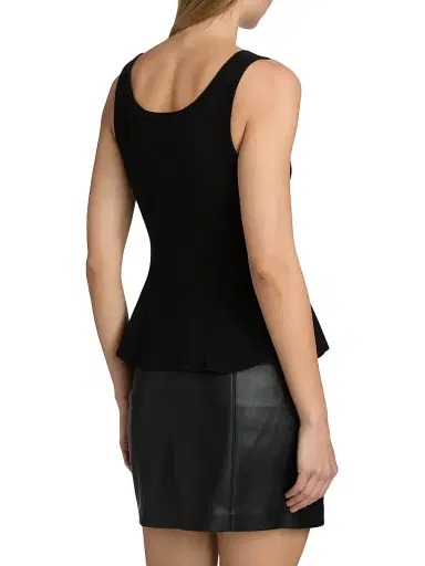 Toccin Women's Eden Button-Front Fit & Flare Tank - Jet | Thumbnail 5 Toccin Women's Eden Button-Front Fit & Flare Tank - Jet | Thumbnail 5