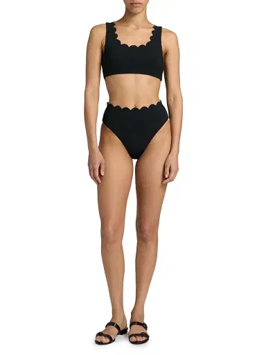Beach Riot Women's Nessa High-Rise Bikini Bottom - Black | Thumbnail 2 Beach Riot Women's Nessa High-Rise Bikini Bottom - Black | Thumbnail 2