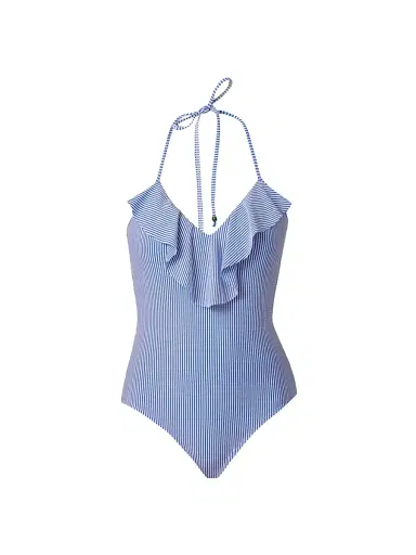 Shoshanna Women's Striped One-Piece Swimsuit - Blue | Thumbnail 1 Shoshanna Women's Striped One-Piece Swimsuit - Blue | Thumbnail 1