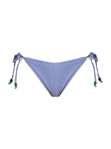 Shoshanna Women's Striped Bikini Bottom - Blue | Thumbnail 1 Shoshanna Women's Striped Bikini Bottom - Blue | Thumbnail 1