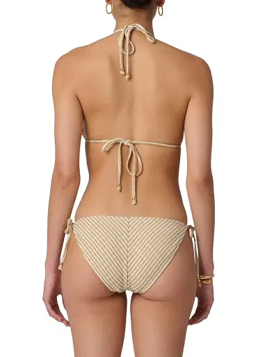 Shoshanna Women's Mitered Triangle Bikini Top | Thumbnail 4 Shoshanna Women's Mitered Triangle Bikini Top | Thumbnail 4