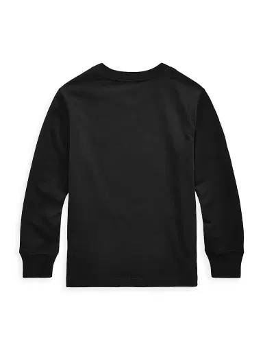 Polo Ralph Lauren Little Boy's & Boy's Cotton Jersey Long-Sleeve T-Shirt - Black | Thumbnail 3 Polo Ralph Lauren Little Boy's & Boy's Cotton Jersey Long-Sleeve T-Shirt - Black | Thumbnail 3