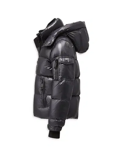 SAM. Little Boy's & Boy's Glacier Down Puffer Jacket - Steel | Thumbnail 3 SAM. Little Boy's & Boy's Glacier Down Puffer Jacket - Steel | Thumbnail 3