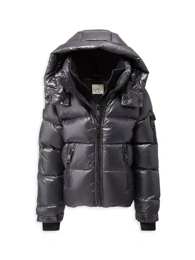 SAM. Little Boy's & Boy's Glacier Down Puffer Jacket - Steel | Thumbnail 1 SAM. Little Boy's & Boy's Glacier Down Puffer Jacket - Steel | Thumbnail 1