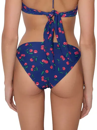 Shoshanna Women's Cherry-Print Triangle Bikini Bottom | Thumbnail 3 Shoshanna Women's Cherry-Print Triangle Bikini Bottom | Thumbnail 3