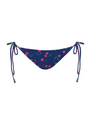 Shoshanna Women's Cherry-Print Triangle Bikini Bottom | Thumbnail 1 Shoshanna Women's Cherry-Print Triangle Bikini Bottom | Thumbnail 1