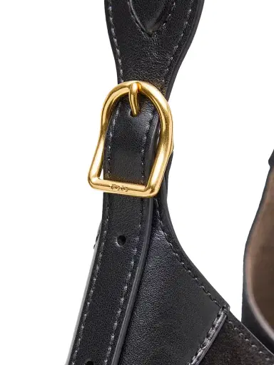 Polo Ralph Lauren Women's Polo ID Suede Shoulder Bag - Black | Thumbnail 6 Polo Ralph Lauren Women's Polo ID Suede Shoulder Bag - Black | Thumbnail 6