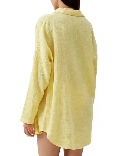 Melissa Odabash Women's Elena Oversize Muslin Shirt | Thumbnail 3 Melissa Odabash Women's Elena Oversize Muslin Shirt | Thumbnail 3