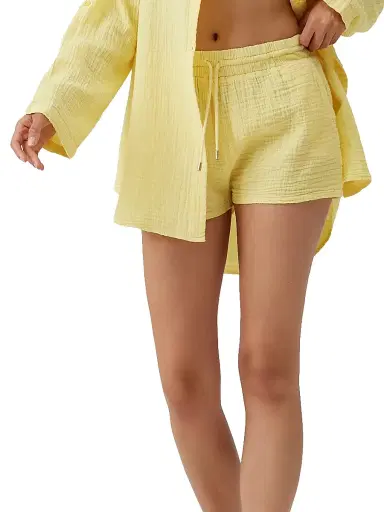Melissa Odabash Women's Abbie Cotton Muslin Shorts | Thumbnail 3 Melissa Odabash Women's Abbie Cotton Muslin Shorts | Thumbnail 3