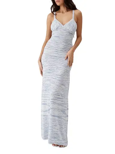 Melissa Odabash Women's Colada Space-Dyed Maxi Dress - Blue | Thumbnail 2 Melissa Odabash Women's Colada Space-Dyed Maxi Dress - Blue | Thumbnail 2