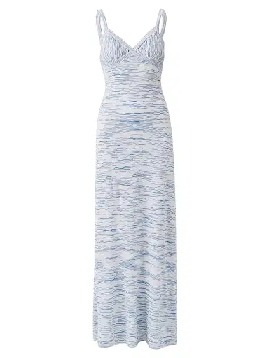 Melissa Odabash Women's Colada Space-Dyed Maxi Dress - Blue | Thumbnail 1 Melissa Odabash Women's Colada Space-Dyed Maxi Dress - Blue | Thumbnail 1