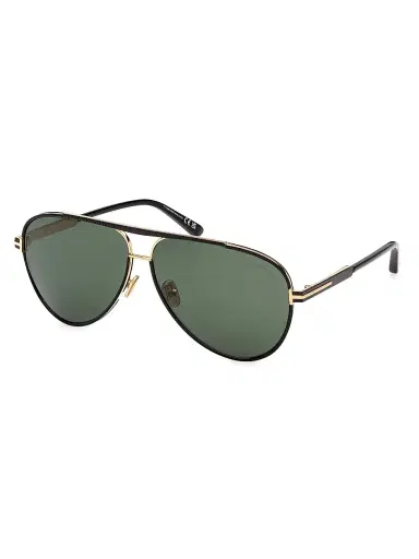 Tom Ford Women's Rupert 63MM Aviator Sunglasses - Black Green | Thumbnail 1 Tom Ford Women's Rupert 63MM Aviator Sunglasses - Black Green | Thumbnail 1