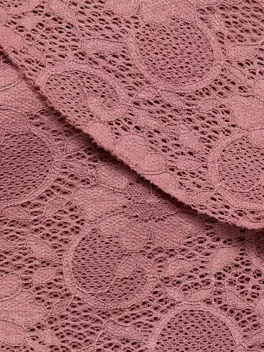 Black Halo Women's Almira Bonded Lace Peplum Cocktail Dress - Desert Rose | Thumbnail 7 Black Halo Women's Almira Bonded Lace Peplum Cocktail Dress - Desert Rose | Thumbnail 7